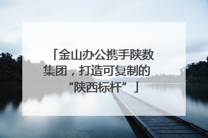 金山办公携手陕数集团，打造可复制的“陕西标杆”