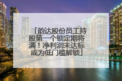 韵达股份员工持股第一个锁定期将满！净利润未达标或为低门槛解锁