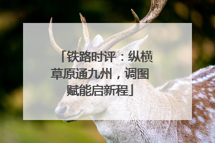 铁路时评：纵横草原通九州，调图赋能启新程