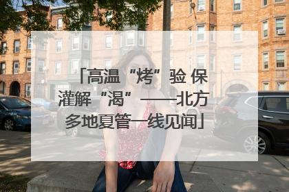 高温“烤”验 保灌解“渴”——北方多地夏管一线见闻
