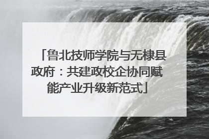 鲁北技师学院与无棣县政府：共建政校企协同赋能产业升级新范式