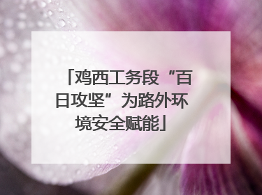 鸡西工务段“百日攻坚”为路外环境安全赋能