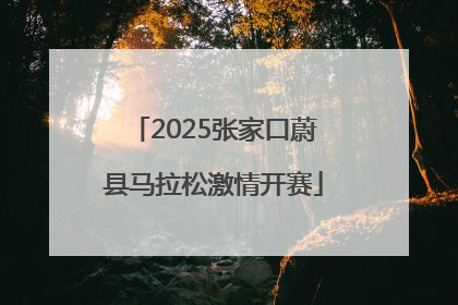 2025张家口蔚县马拉松激情开赛