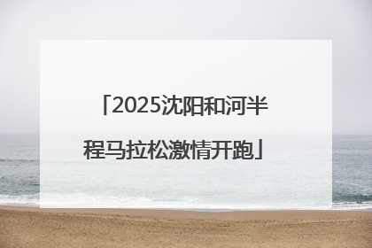 2025沈阳和河半程马拉松激情开跑
