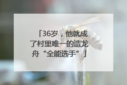 36岁，他就成了村里唯一的造龙舟“全能选手”