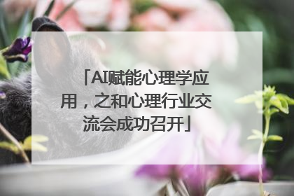 AI赋能心理学应用，之和心理行业交流会成功召开